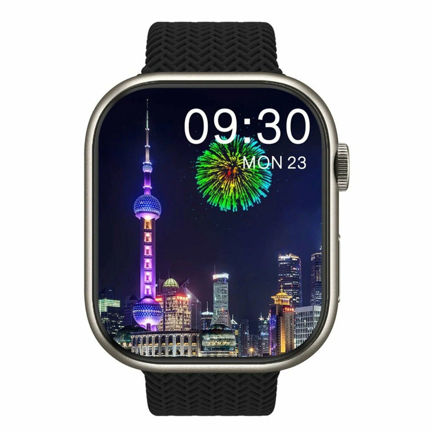 Cмарт часы HK9 PRO Умные часы PREMIUM Series Smart Watch Amoled Display iOS Android Bluetooth звонки Уведомления Серебристые Pricemin