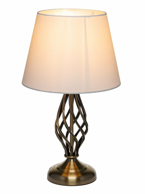 Лампа настольная Lamplandia L1549 POSA BRONZA, E27*1 макс 40Вт