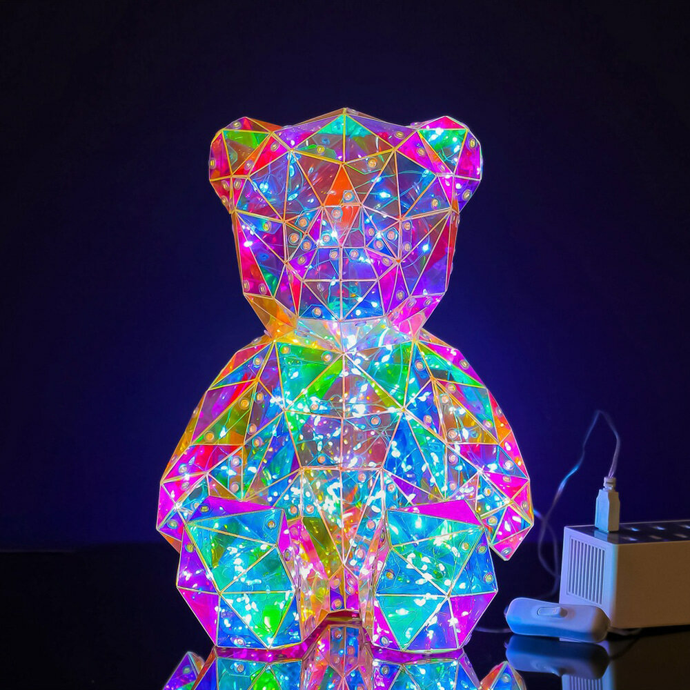 LED Медведь светящийся - фотография № 4
