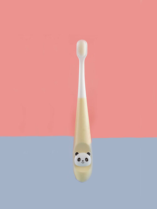 Детская зубная щетка-панда 10 000 щетинок (Бежевый)