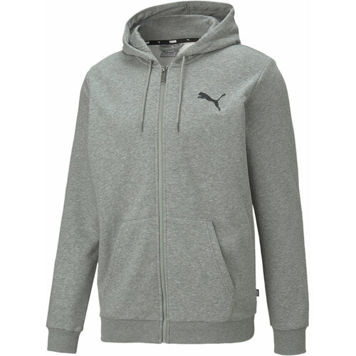 Толстовка PUMA Ess Small Logo Fz Hoodie, размер XL, серый