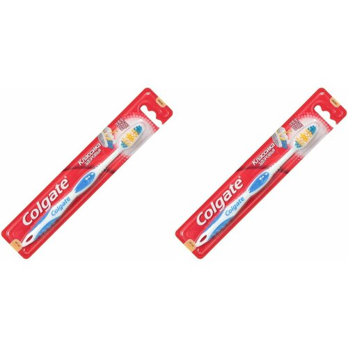 Зубная щетка Colgate Классика Здоровья, мягкая, 2 шт.