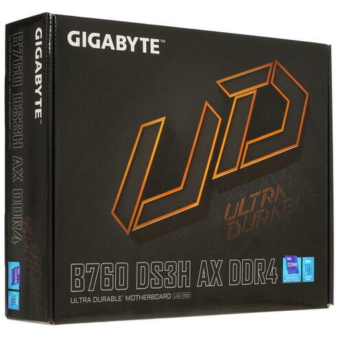 Материнская плата ATX GIGABYTE (LGA1700, B760, 4*DDR4 (5333), 4*SATA 6G RAID, 2*M.2, 5*PCIE, Glan, WiFi, BT, HDMI, DP, USB Type-C, U - фото №11