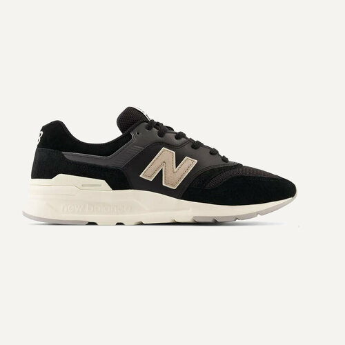 Кроссовки New Balance, летние, натуральная замша, размер RU 42 US 9.5 см 27.5, черный