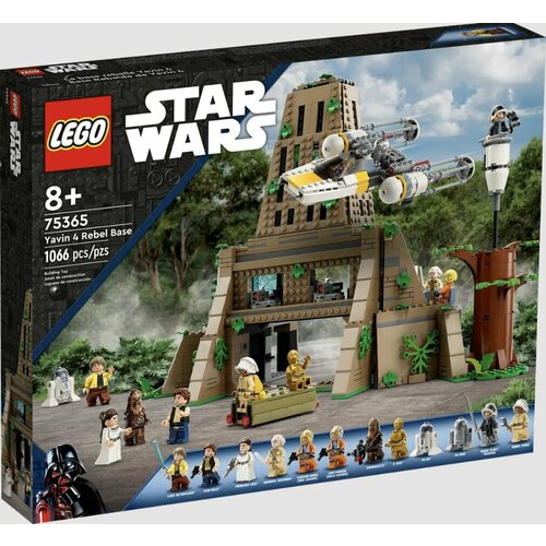 Lego Star Wars 75365 Yavin 4 Rebel Base мини фигурки звездные войны star wars 8 в 1 подвижные аксессуары 4 4 5 см