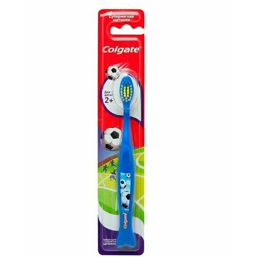 Colgate Зубная щетка для детей 2+, супермягкие щетинки