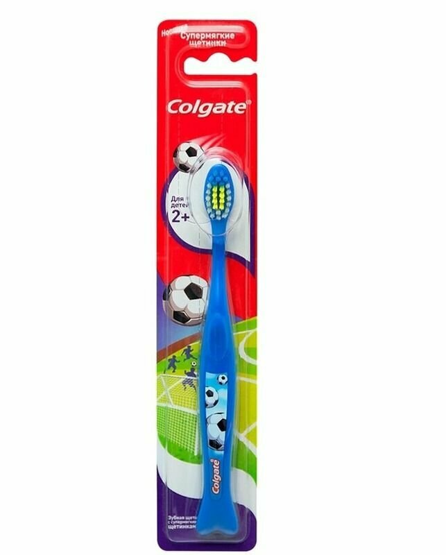 Colgate Зубная щетка для детей 2+ супермягкие щетинки