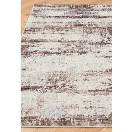 Ковер на пол 0,8 на 1,5 м в спальню, гостиную фиолетовый, серый Allure 15463B-H16343