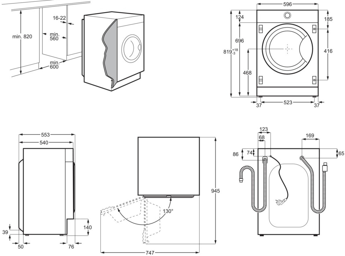 Стиральная машина с фронтальной загрузкой Electrolux EW8F348SCI - фотография № 5