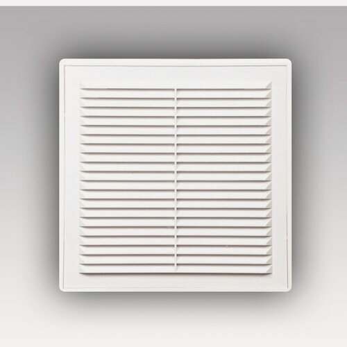 Изображение товара Решетка ERA 2525P, пластиковая, белая, квадратная, 249x249мм