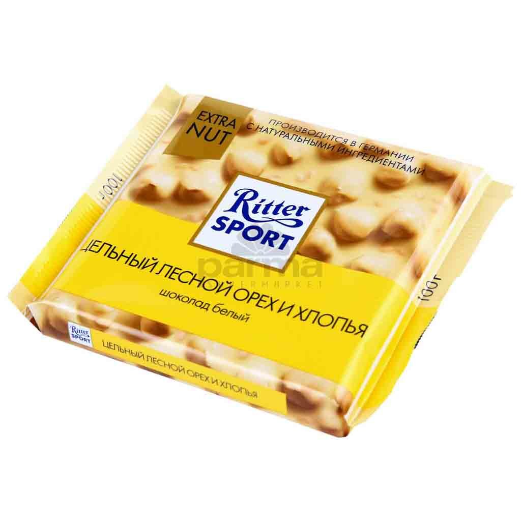 Шоколад Ritter Sport Белый Цельный лесной орех и хлопья 100г Alfred Ritter GmbH & Co.Kg - фото №12