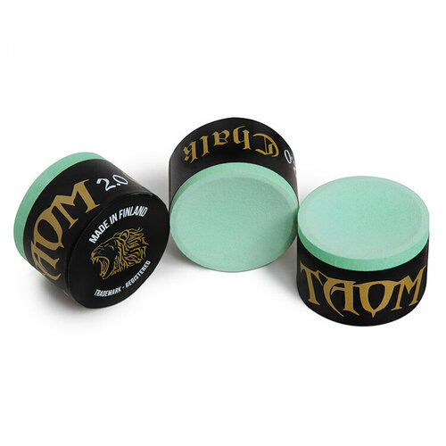 мел taom soft chalk зеленый в индивидуальной упаковке 2 шт Мел для бильярда Taom Snooker 2.0 Green 1шт зеленый