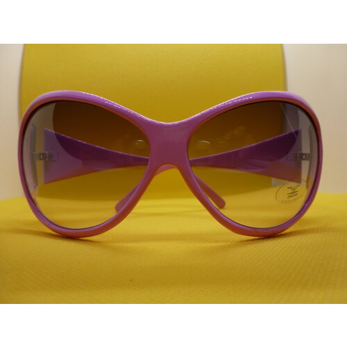 Солнцезащитные очки  13605818124, овальные, складные, с защитой от УФ, для женщин, розовый