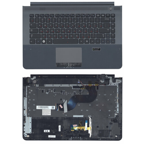 Клавиатура для ноутбука Samsumg CNBA5902931 серая топ-панель 3890₽