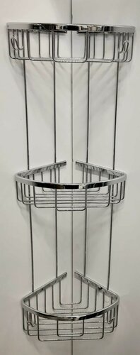 Изображение товара Полка-решетка тройная угловая 15х15х15см. Classic Elite C15-3