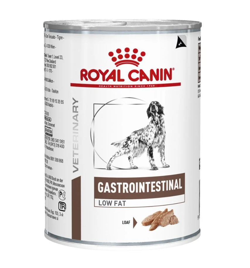 Влажный корм для собак Royal Canin Gastro Intestinal при болезнях ЖКТ, с низким содержанием жира 1 уп. х 1 шт. х 410 г