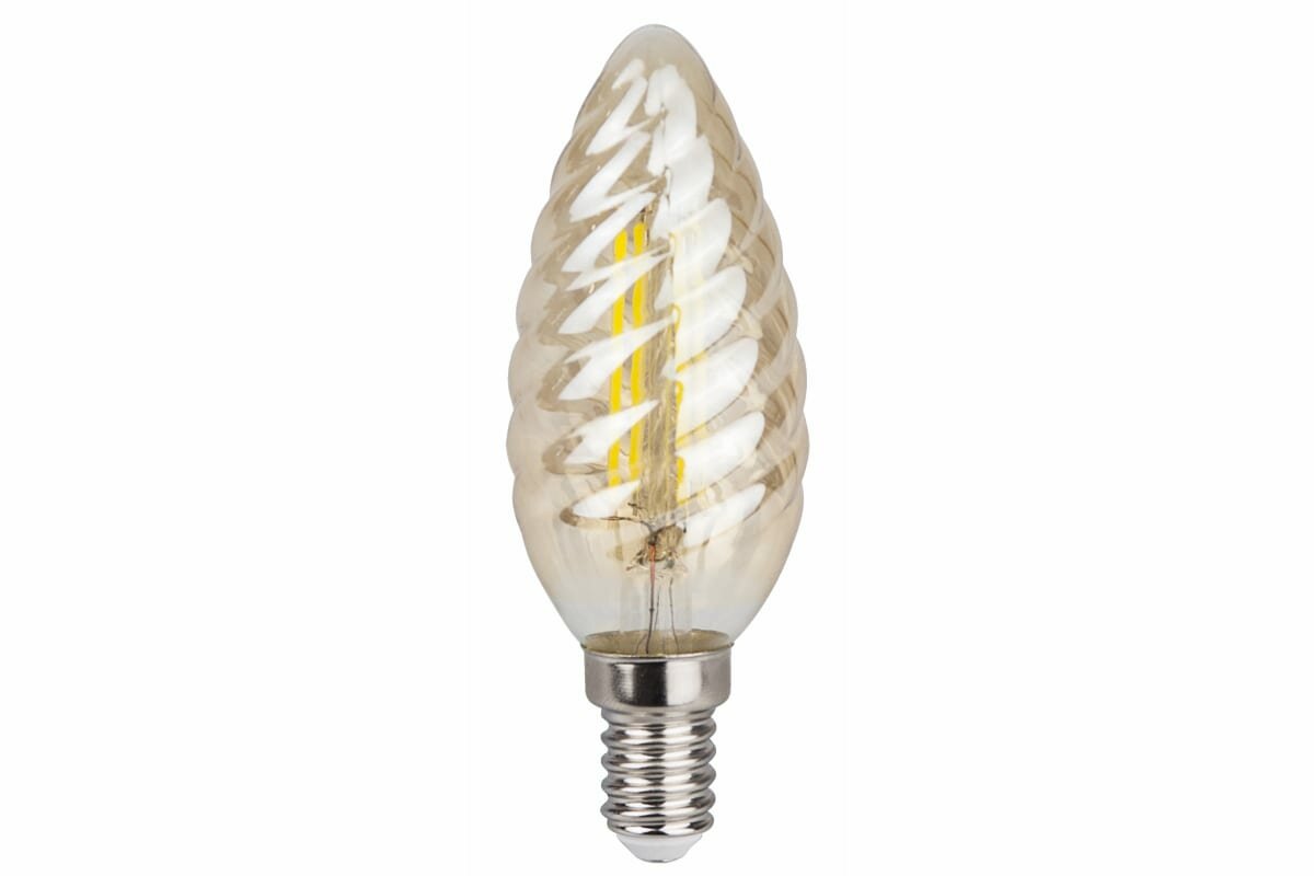 фото Лампа ASD led-свеча витая-deco 7Вт Е14 3000К 630Лм золотистая IN HOME