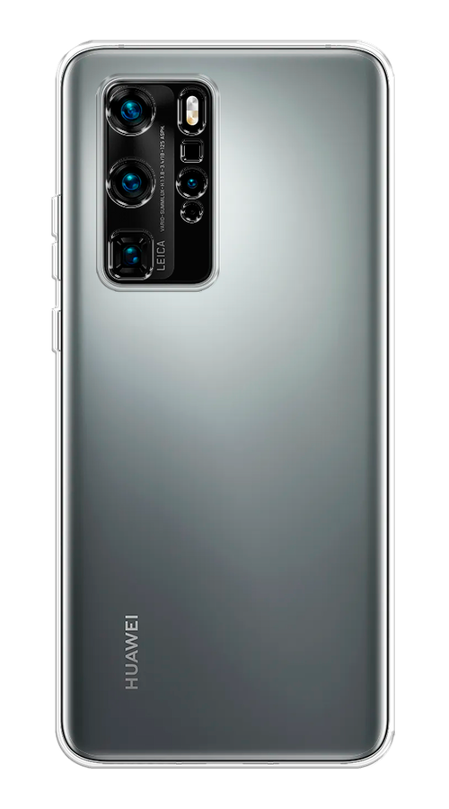 Чехол на Huawei P40 Pro / Хуавей П40 Про прозрачный