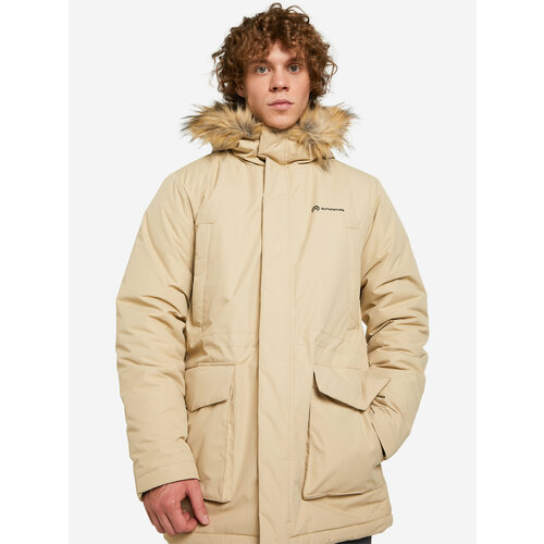 Туристическая куртка OUTVENTURE, мембранная, размер 52, бежевый