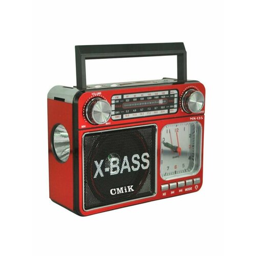 Портативная ретро-колонка Texshop77 с FM-тюнером USB и microSD Bluetooth 154000₽