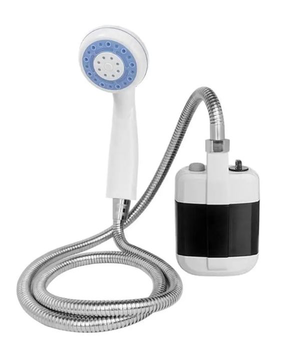 Портативный душ аккумуляторный, для дачи и туризма с USB зарядкой, разборный, переносной - фотография № 5