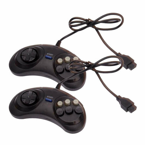Джойстики для Sega Mega Drive 2 9 pin черный набор 2 штуки 149900₽