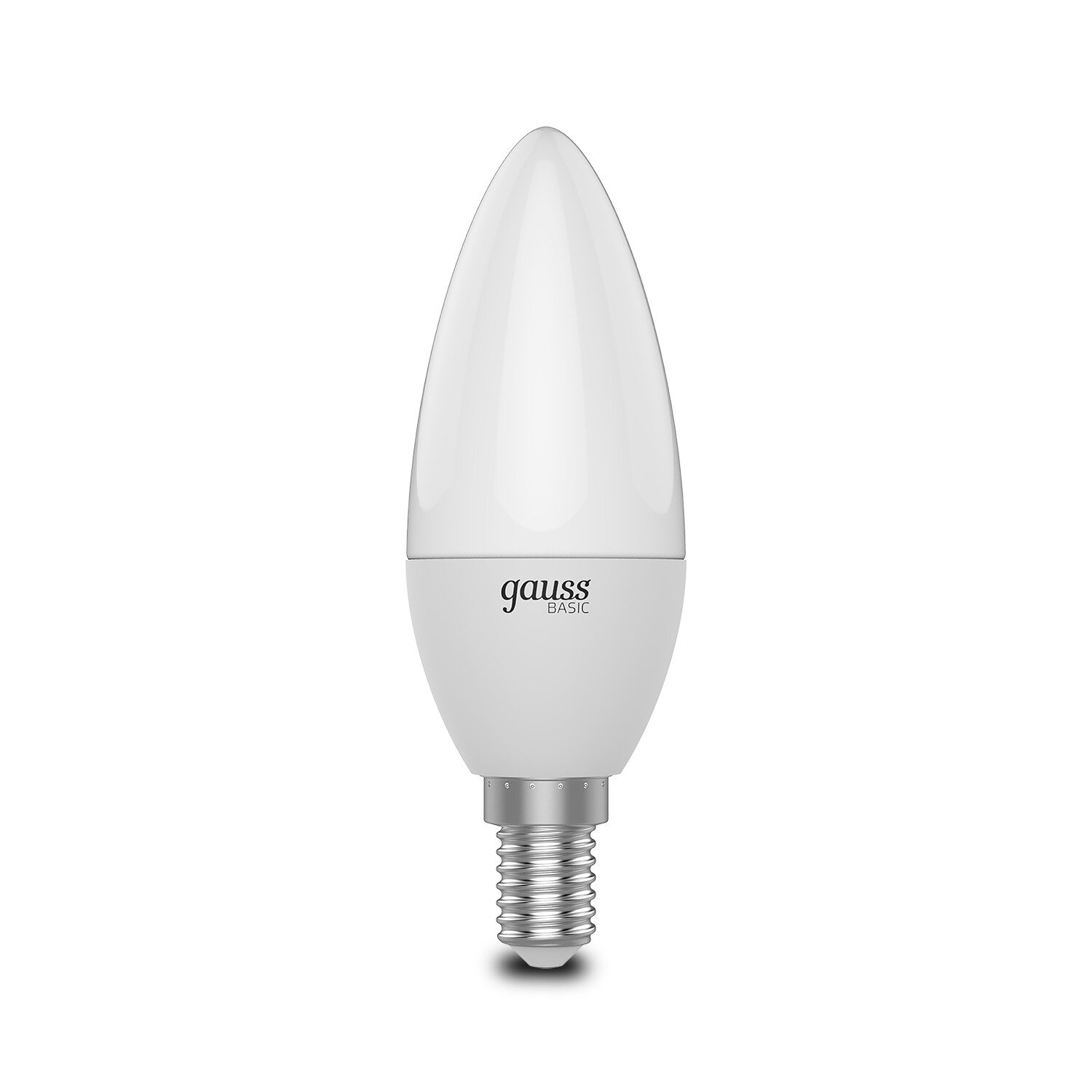 Лампочка светодиодная E14 Свеча 6W нейтр-белый свет 4100K (3 лампы в комплекте) Gauss Elementary - фотография № 3