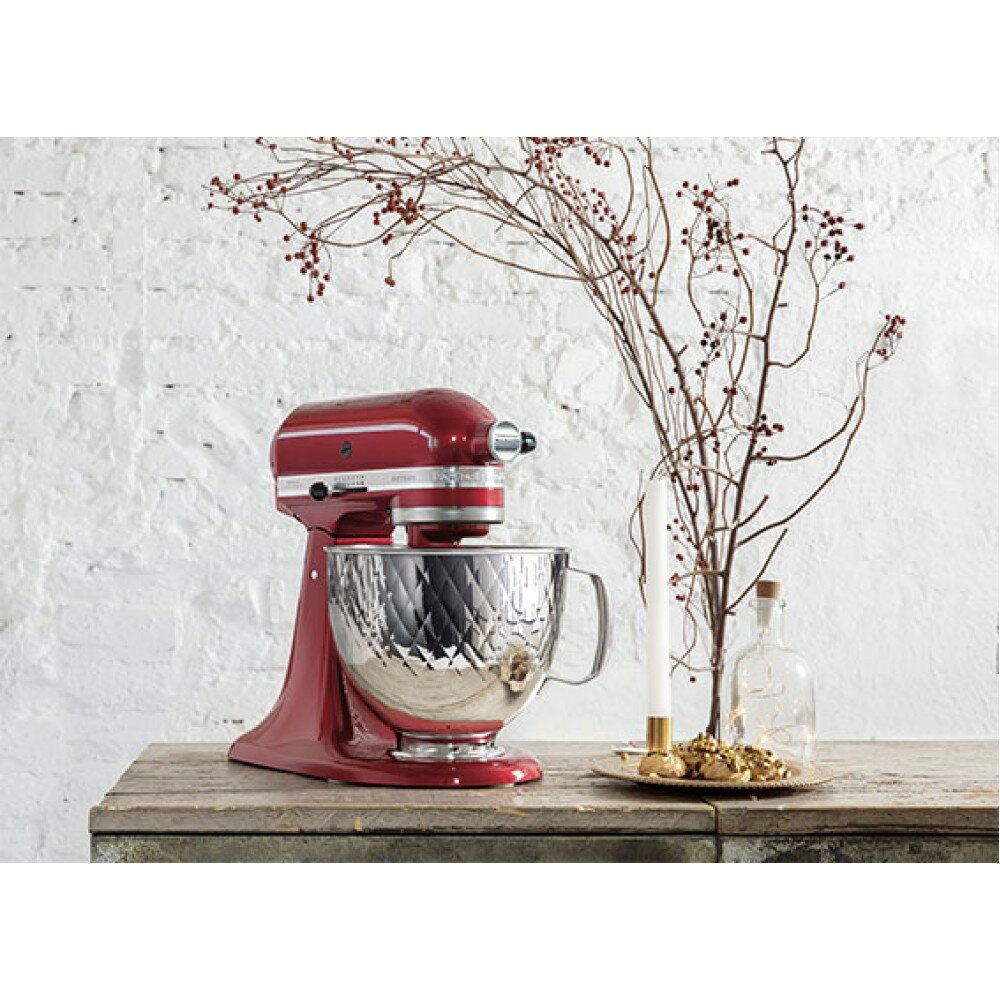 Планетарный Миксер KitchenAid Artisan 4.8 л, карамельное яблоко, 5KSM156QPECA - фотография № 3