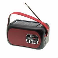 Радиоприёмник аккумуляторный (USB, TF, Bluetooth, солнч. панель) Fepe FP-507-S