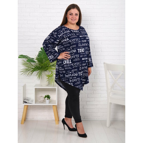 Туника VPV, размер 66-68, синий