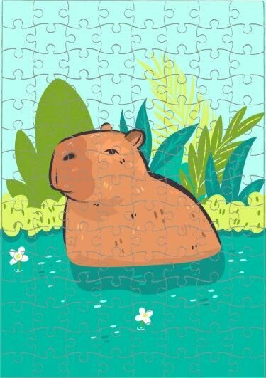 Пазл MIGOM А4 Капибара, Capybara - 0012