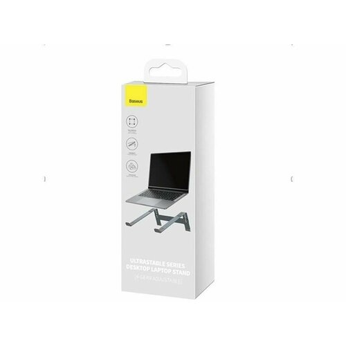 Подставка для ноутбука Baseus UltraStable Series Desktop Laptop Stand (4-Gear Adjustable) серый, красный, серебристый