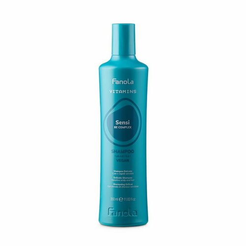 Fanola Vitamins Sensi Деликатный шампунь для чувствительной кожи головы и волос , 350 мл