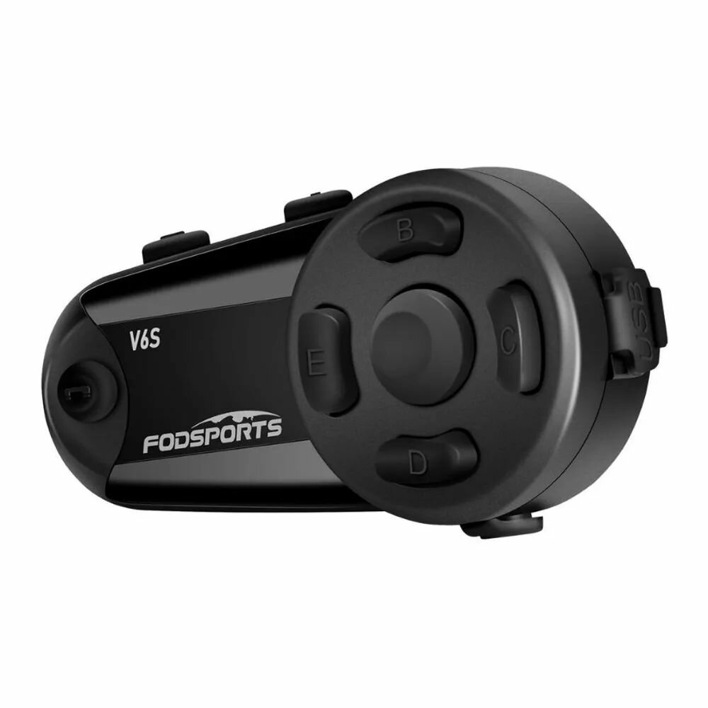 Мотогарнитура для шлема Fodsports V6S Bluetooth 50