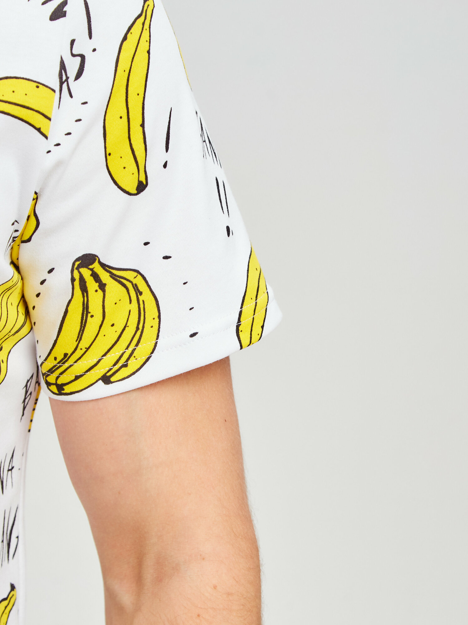 Пижама мужская с шортами LIMTIM, размер 4XL(58), банан - фотография № 10