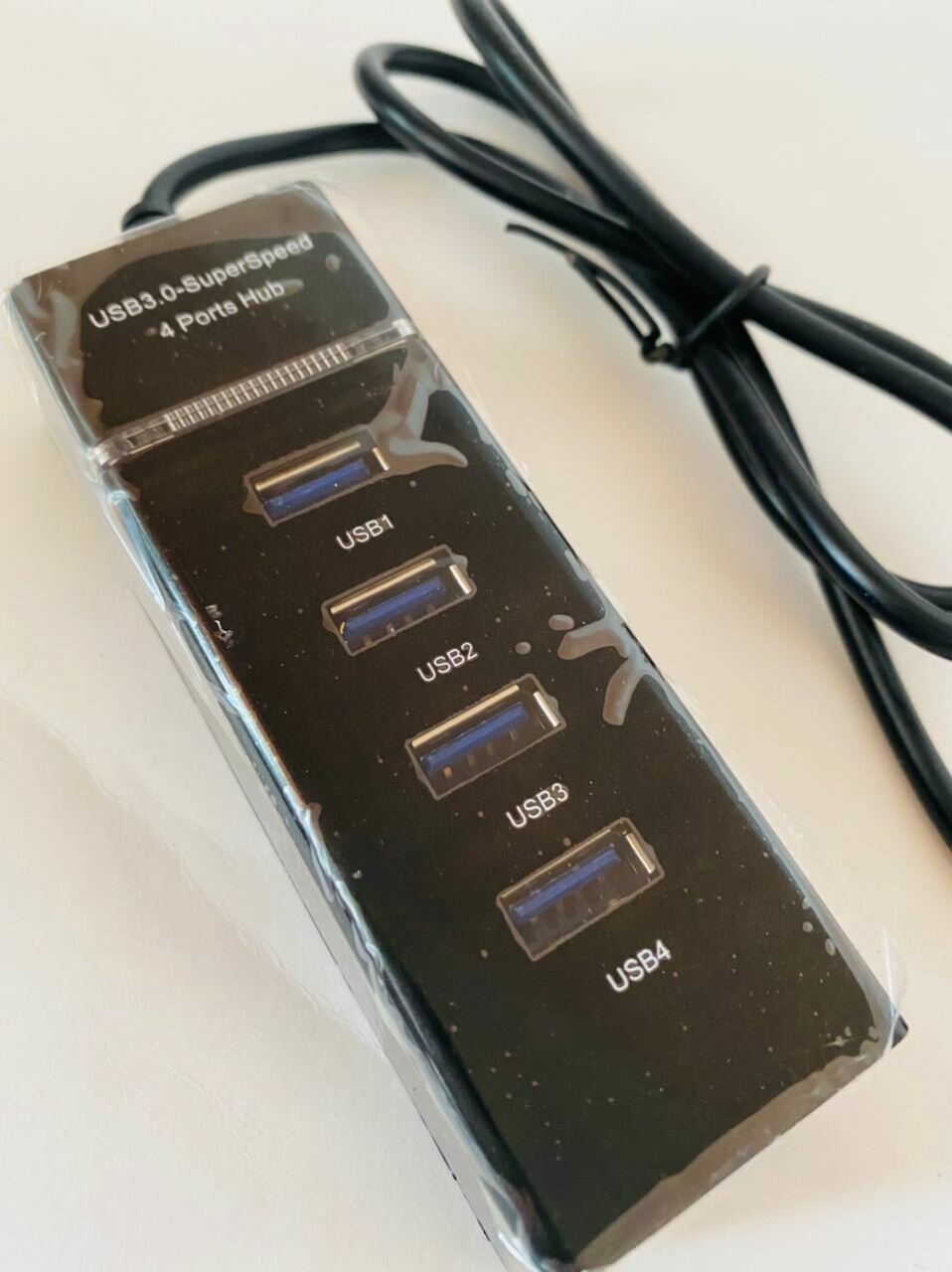 USB-разветвитель (Хаб) H304 4USB Ports 3.0 (Black) — фото 5