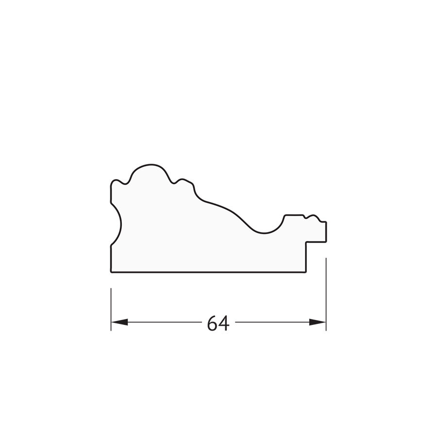 Зеркало Evoform в багетной раме версаль кракелюр 64 мм, 75x75 см - фото №4