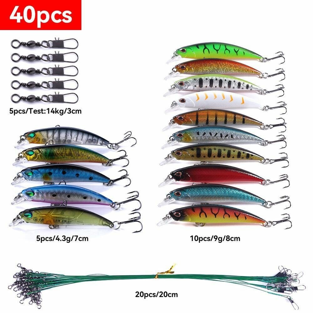 Набор воблеров 40 предметов
