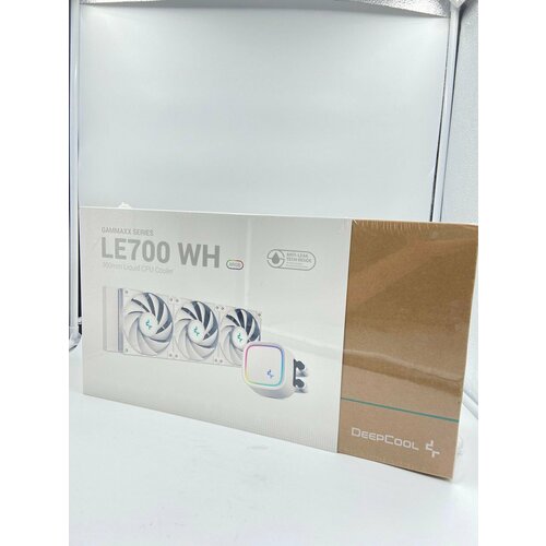 Система водяного охлаждения для процессора Deepcool LE700 WH, белый/ARGB 360 mm