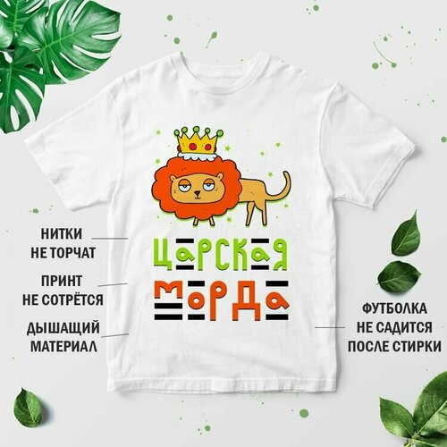 фото Футболка, размер 3xl, белый нет бренда