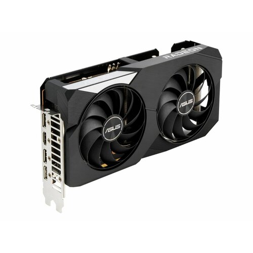 Видеокарта ASUS Dual Radeon RX 6650 XT OC Edition 1968Mhz PCI-E 8192Mb 17500Mhz 128 bit HDMI 3xDP DUAL-RX6650XT-O8G видеокарта biostar radeon rx 6650 xt 8gb 2055mhz pci e 4 0 8192mb 17500mhz 128 bit 3xdp hdmi va6656tm81