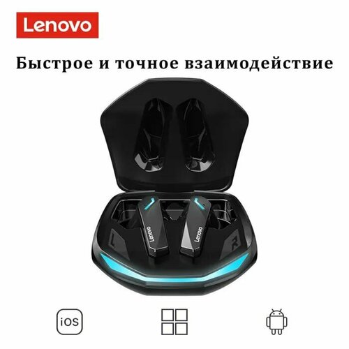 Оригинальные беспроводные наушники Lenovo GM2 Pro Thinkplus игровые с низкой задержкой 132500₽
