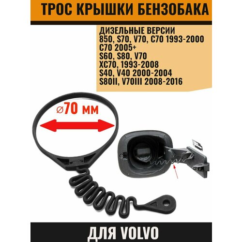 Трос крышки топливного бака Volvo Вольво 31336424 70 мм