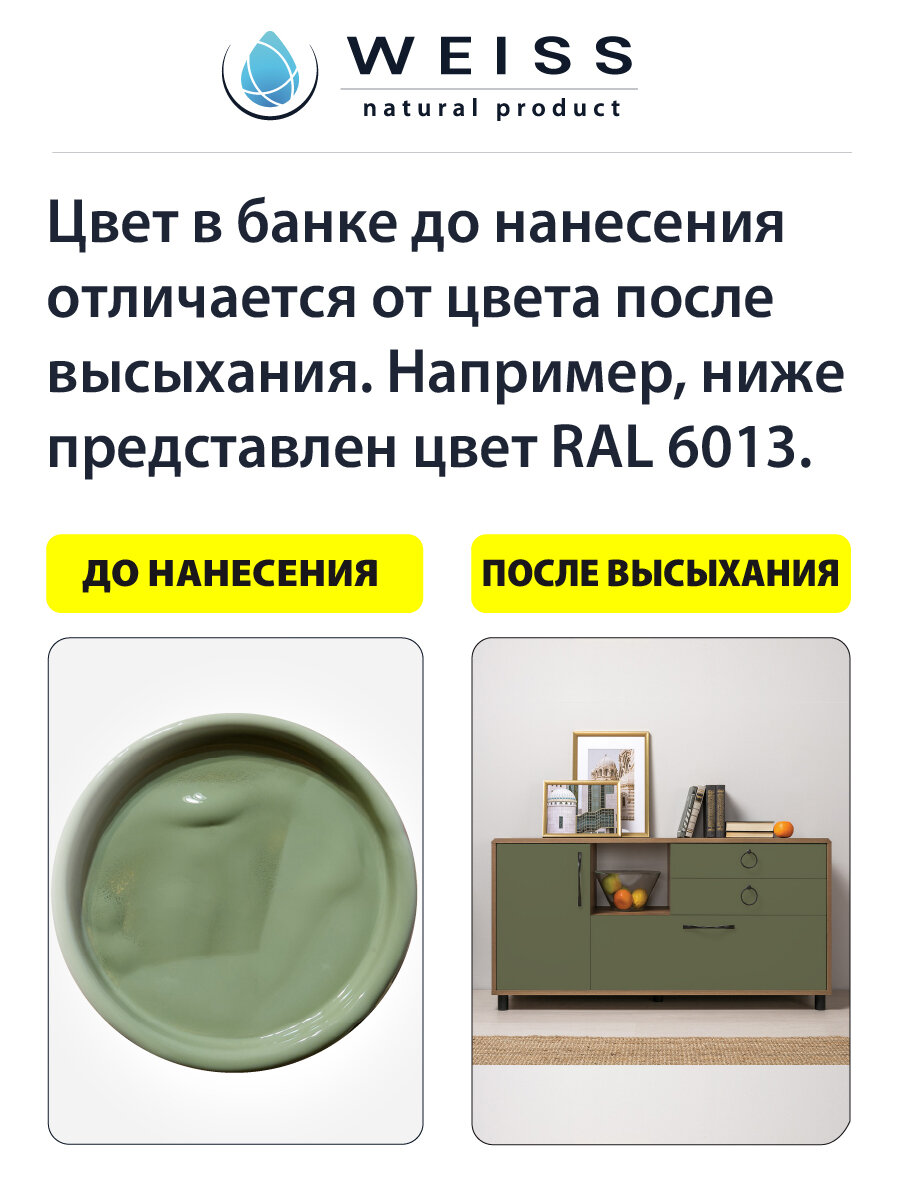 Краска Acrilux для мебели 1.1л RAL 1011, для кухонных фасадов, для декора, для творчества, моющаяся. без запаха - фотография № 9