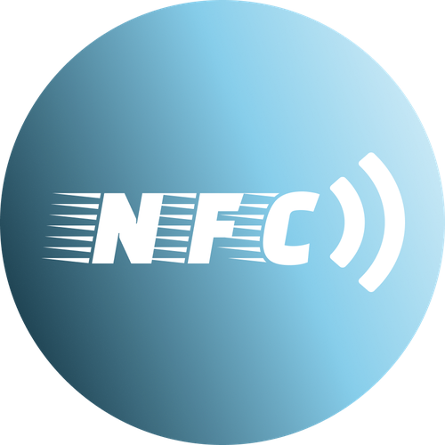 NFC Метка | NFC Наклейка голубого цвета