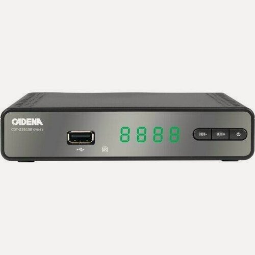 Изображение товара Цифровой ресивер DVB-T2 CADENA CDT-2351SB черный