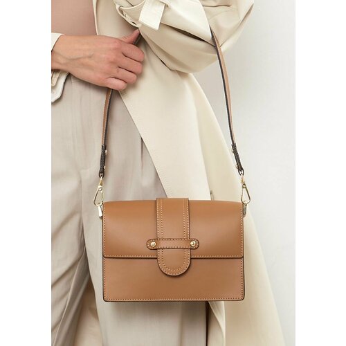 фото Сумка кросс-боди , фактура матовая, гладкая, коричневый blaar