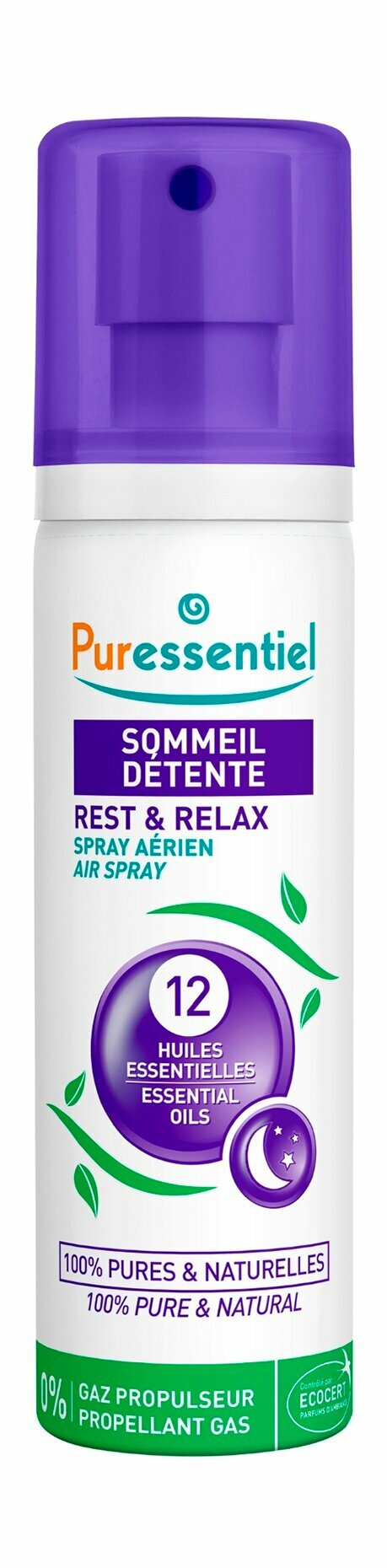 Puressentiel Отдых и Релакс Спрей для воздуха 12 эфирных масел 75 мл (Puressentiel, ) - фото №6