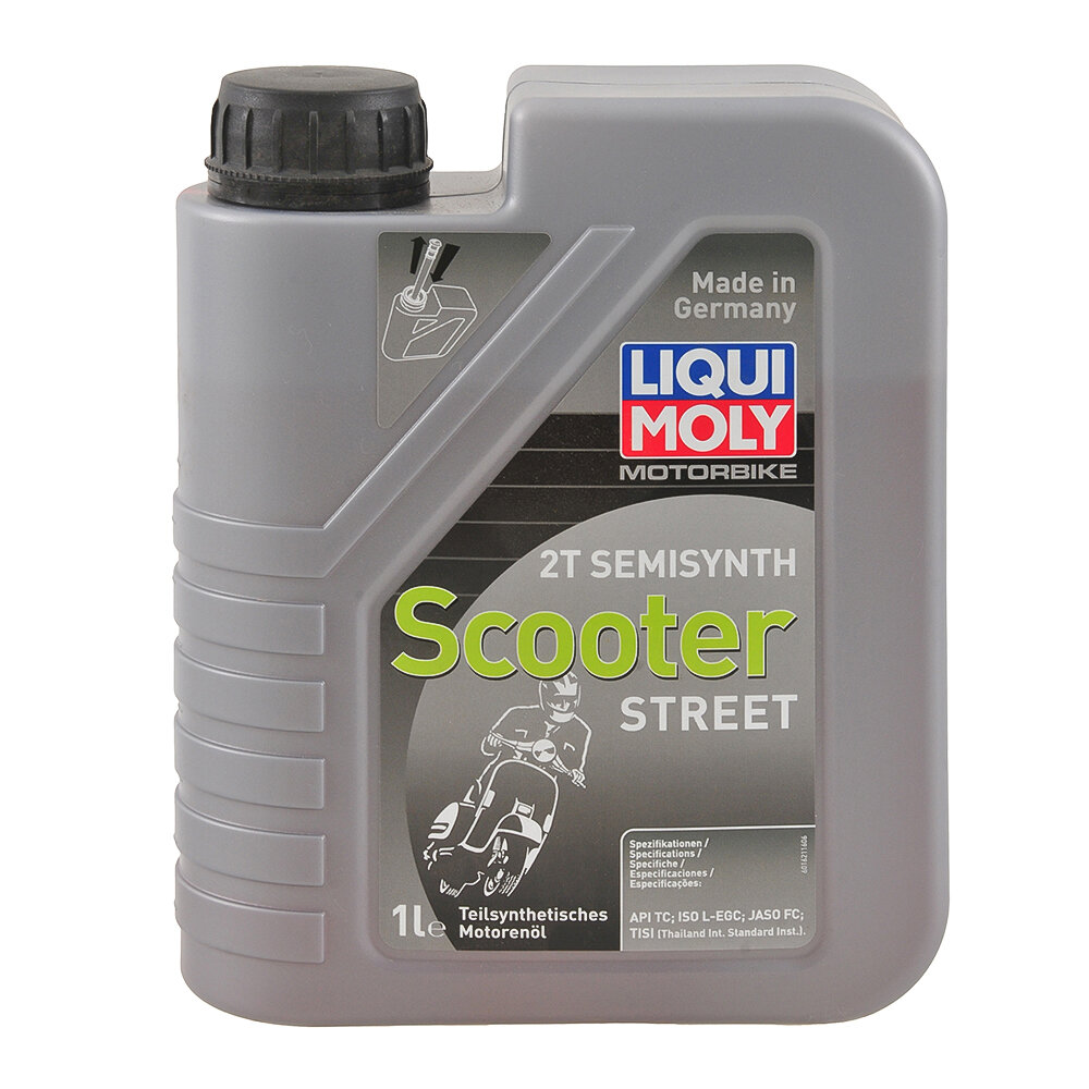 Масло для мототехники LIQUI MOLY MOTORBIKE 2T SCOOTER полусинтетика 1 л 3983