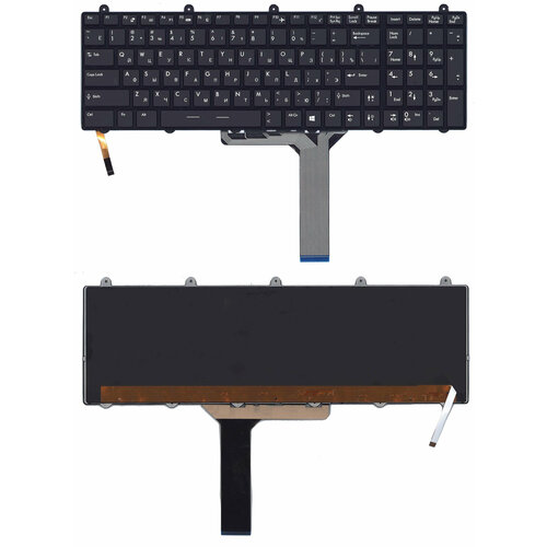 Клавиатура для MSI GE60 GE70 с подсветкой 7 цветов p/n: V123322CK1, V123322IK1, V139922BK1 клавиатура для msi gt80s gt83vr ms 1815 p n